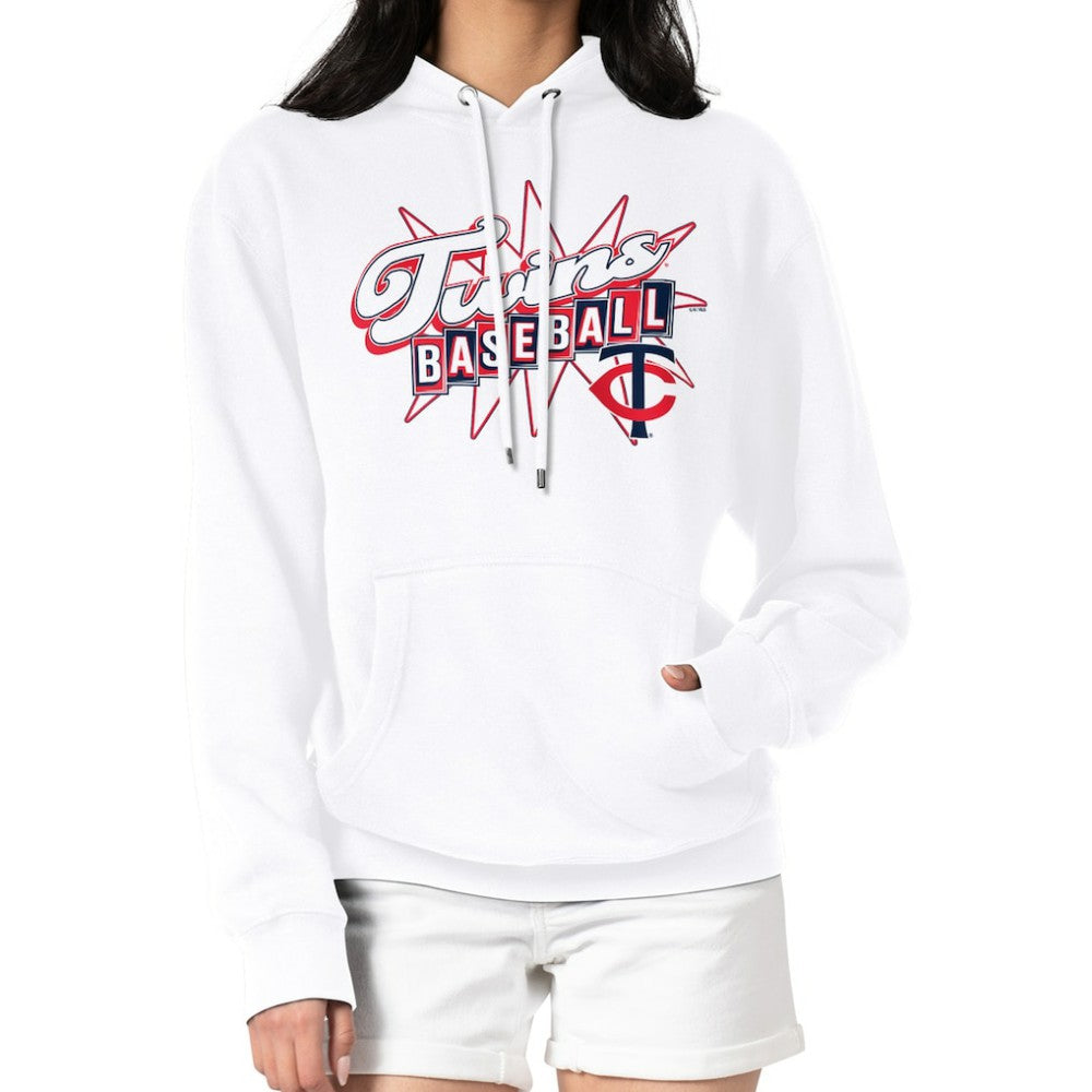 Minnesota Twins Starter Women's Drive-In Pullover Hoodie Clearance
