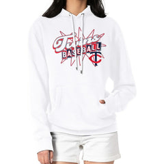 Minnesota Twins Starter Women's Drive-In Pullover Hoodie Clearance