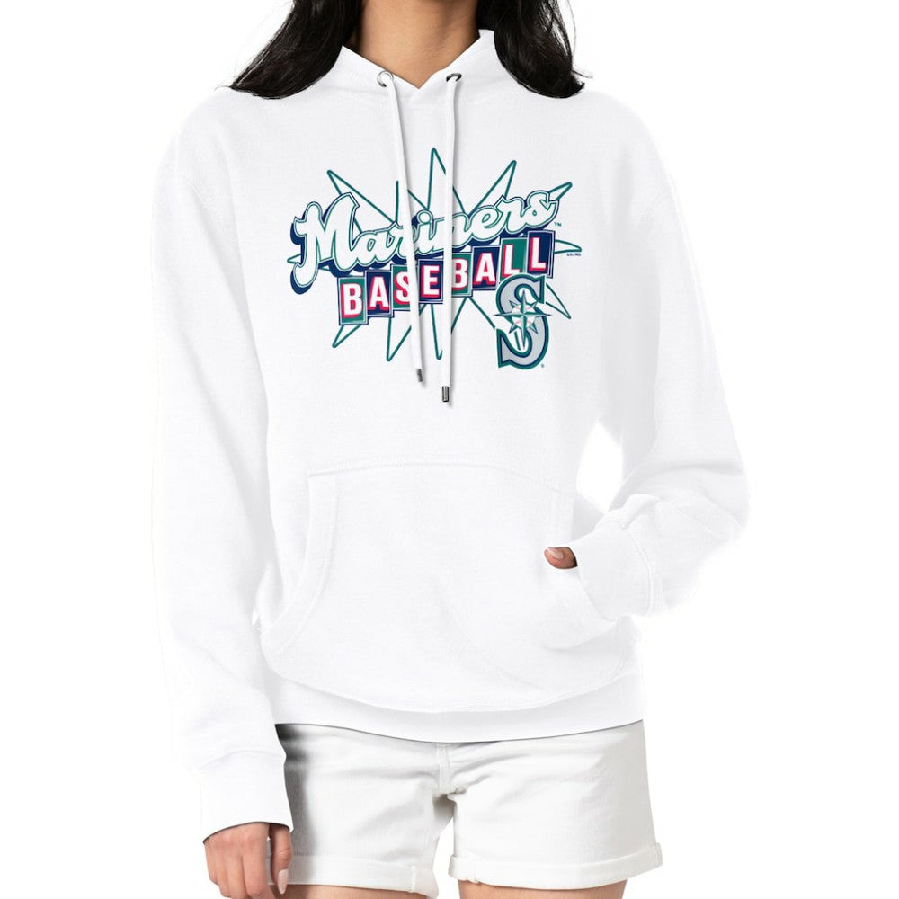 Seattle Mariners Starter Women's Drive-In Pullover Hoodie Online
