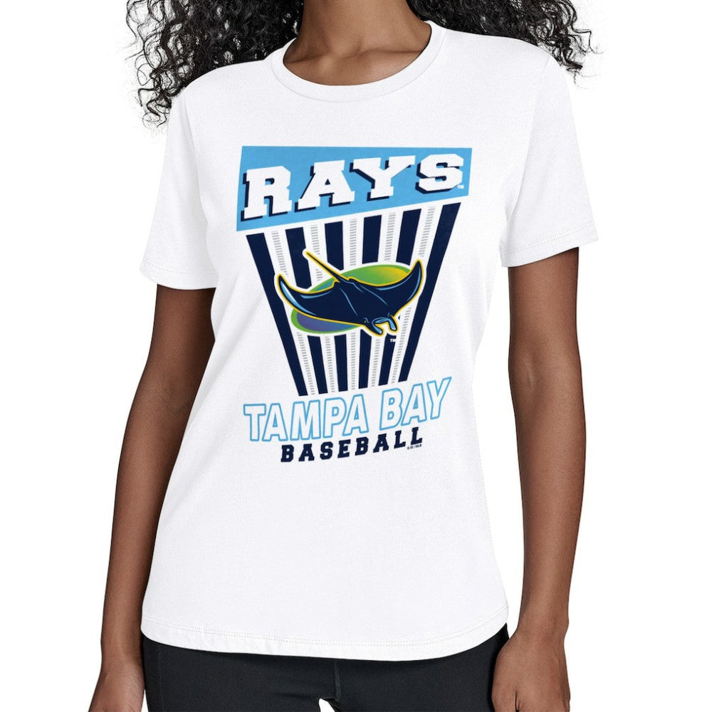 Tampa Bay Rays Starter Women's Poster Print T-Shirt On Sale