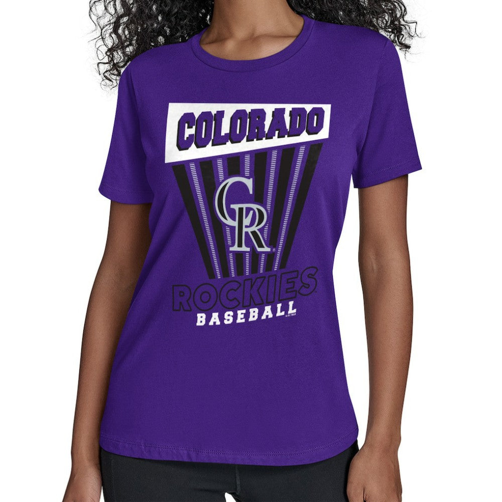 Colorado Rockies Starter Women's Poster Print T-Shirt Online