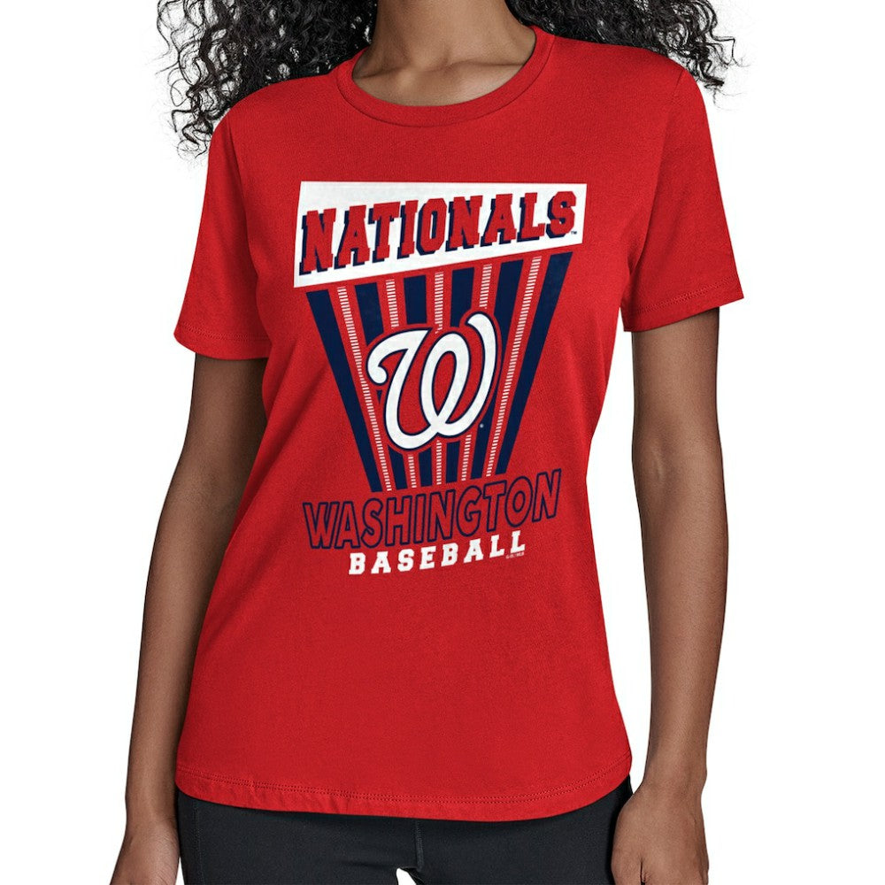 Washington Nationals Starter Women's Poster Print T-Shirt Lifestyle