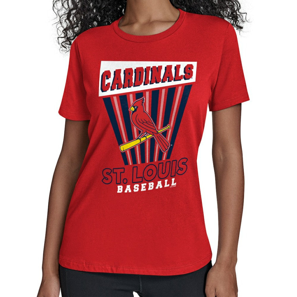 St. Louis Cardinals Starter Women's Poster Print T-Shirt Clearance