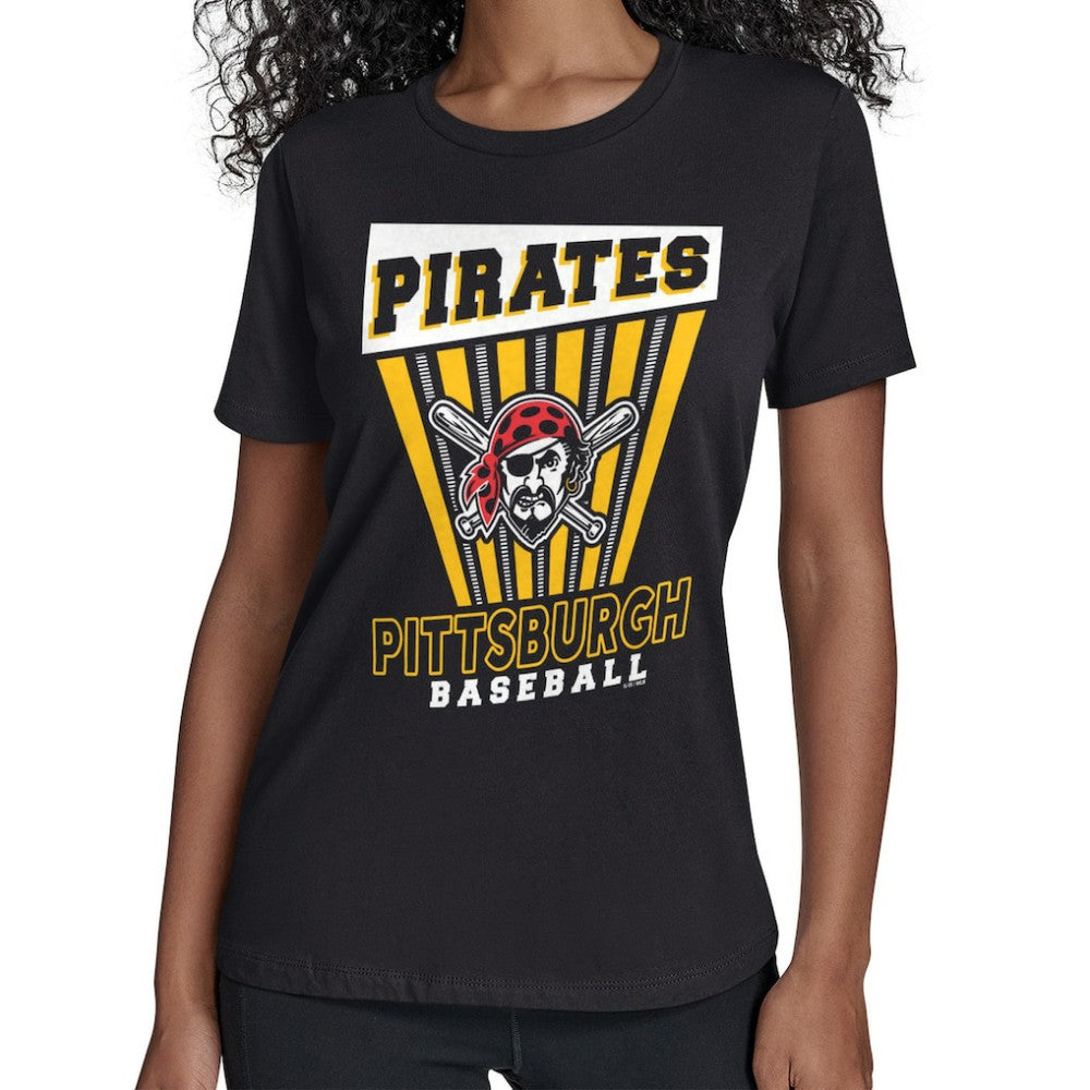 Pittsburgh Pirates Starter Women's Poster Print T-Shirt Clearance