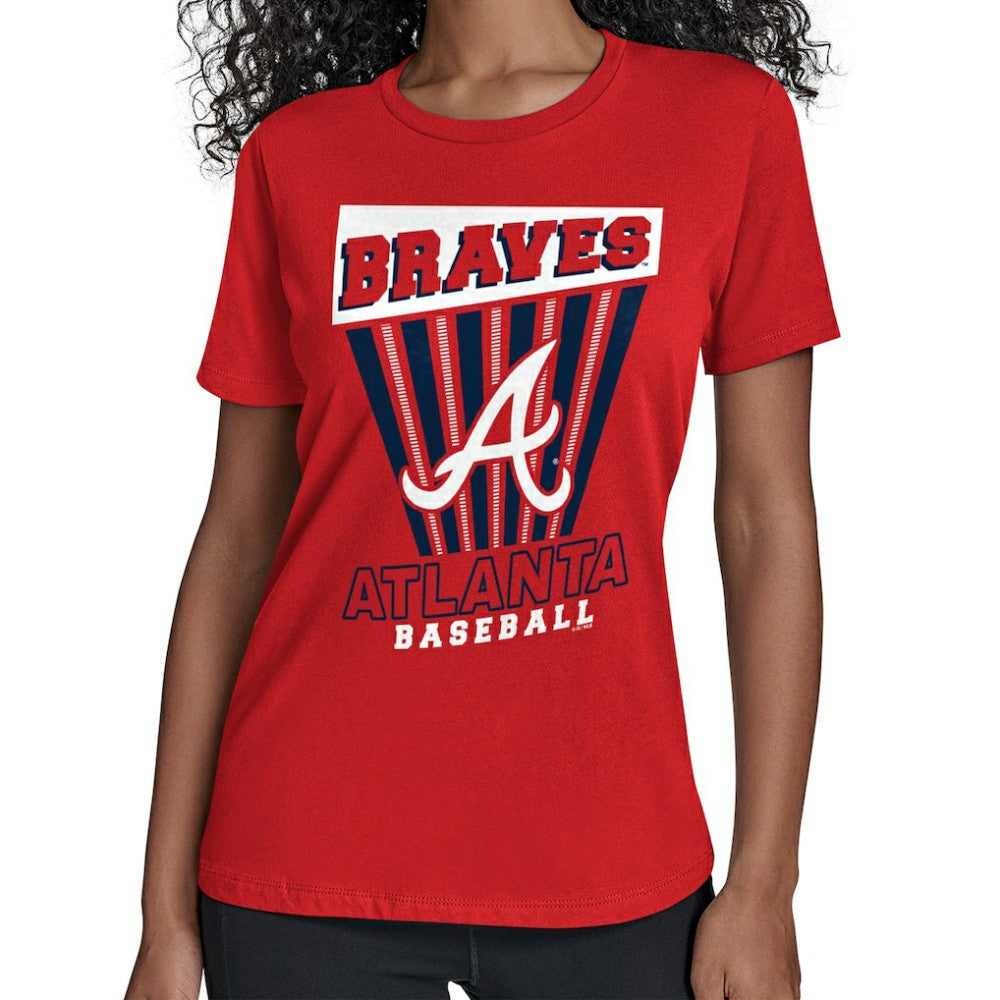 Atlanta Braves Starter Women's Poster Print T-Shirt Clearance