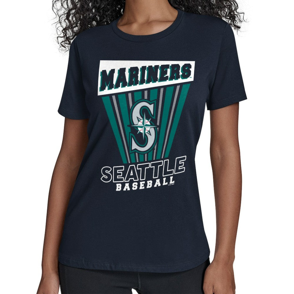 Seattle Mariners Starter Women's Poster Print T-Shirt On Sale