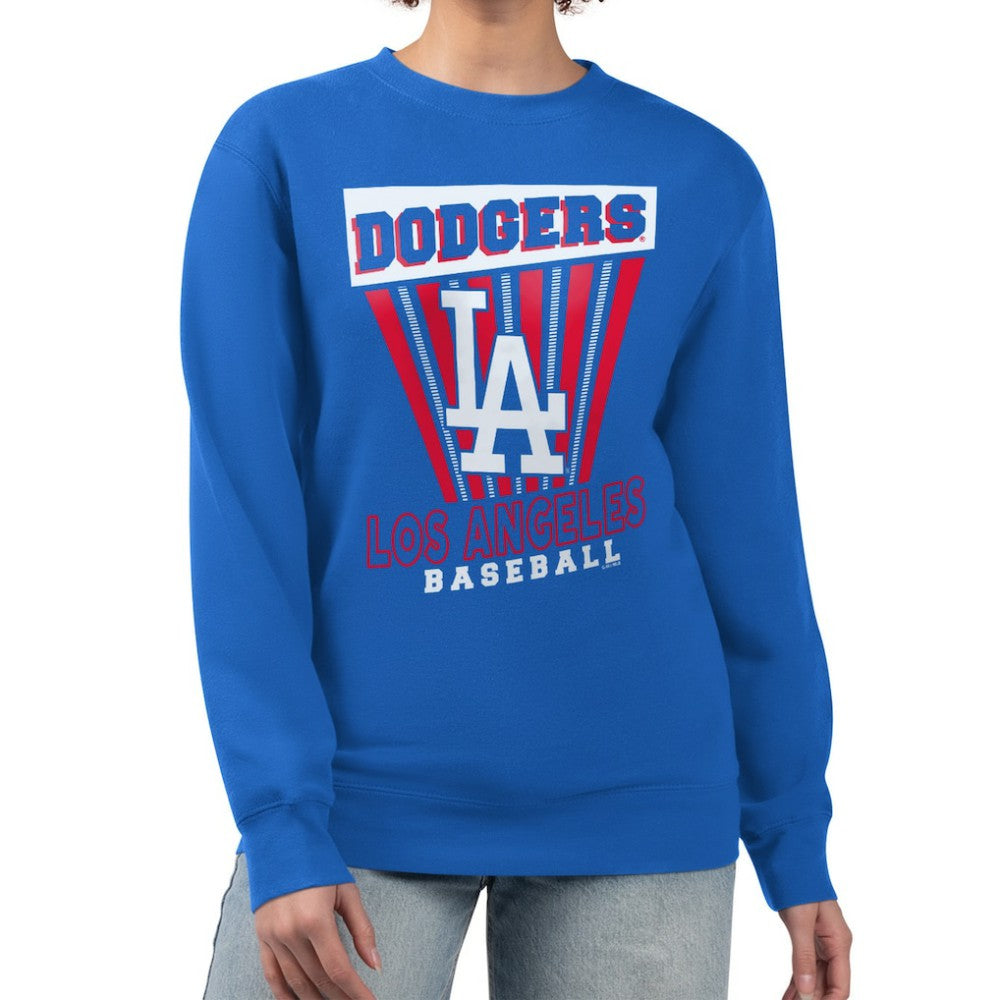 Los Angeles Dodgers Starter Women's Poster Print Pullover Sweatshirt Online