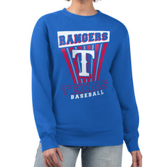 Texas Rangers Starter Women's Poster Print Pullover Sweatshirt for sale