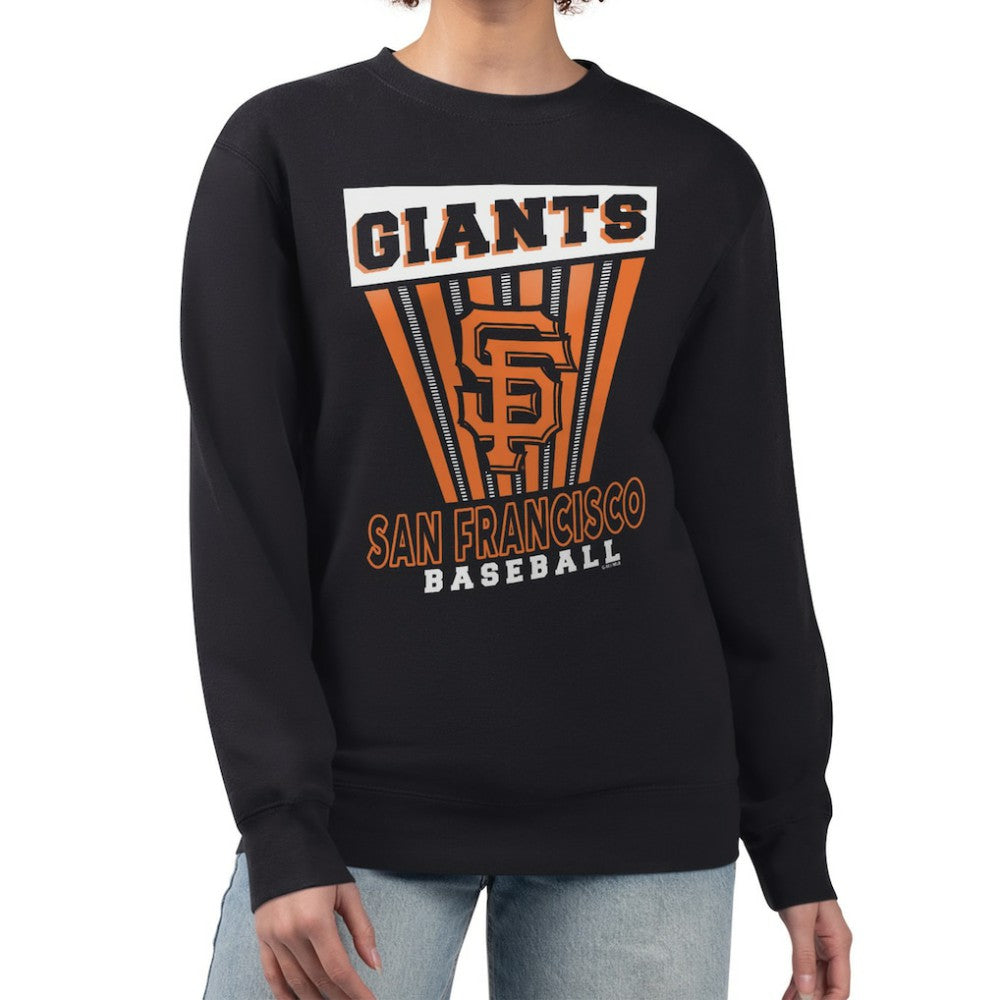 San Francisco Giants Starter Women's Poster Print Pullover Sweatshirt On Sale
