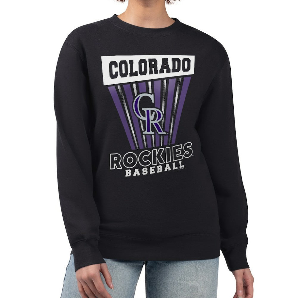 Colorado Rockies Starter Women's Poster Print Pullover Sweatshirt Near Me