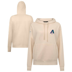 Arizona Diamondbacks Levelwear Women's Cooperstown Collection Adorn Core Logo Pullover Hoodie Clearance