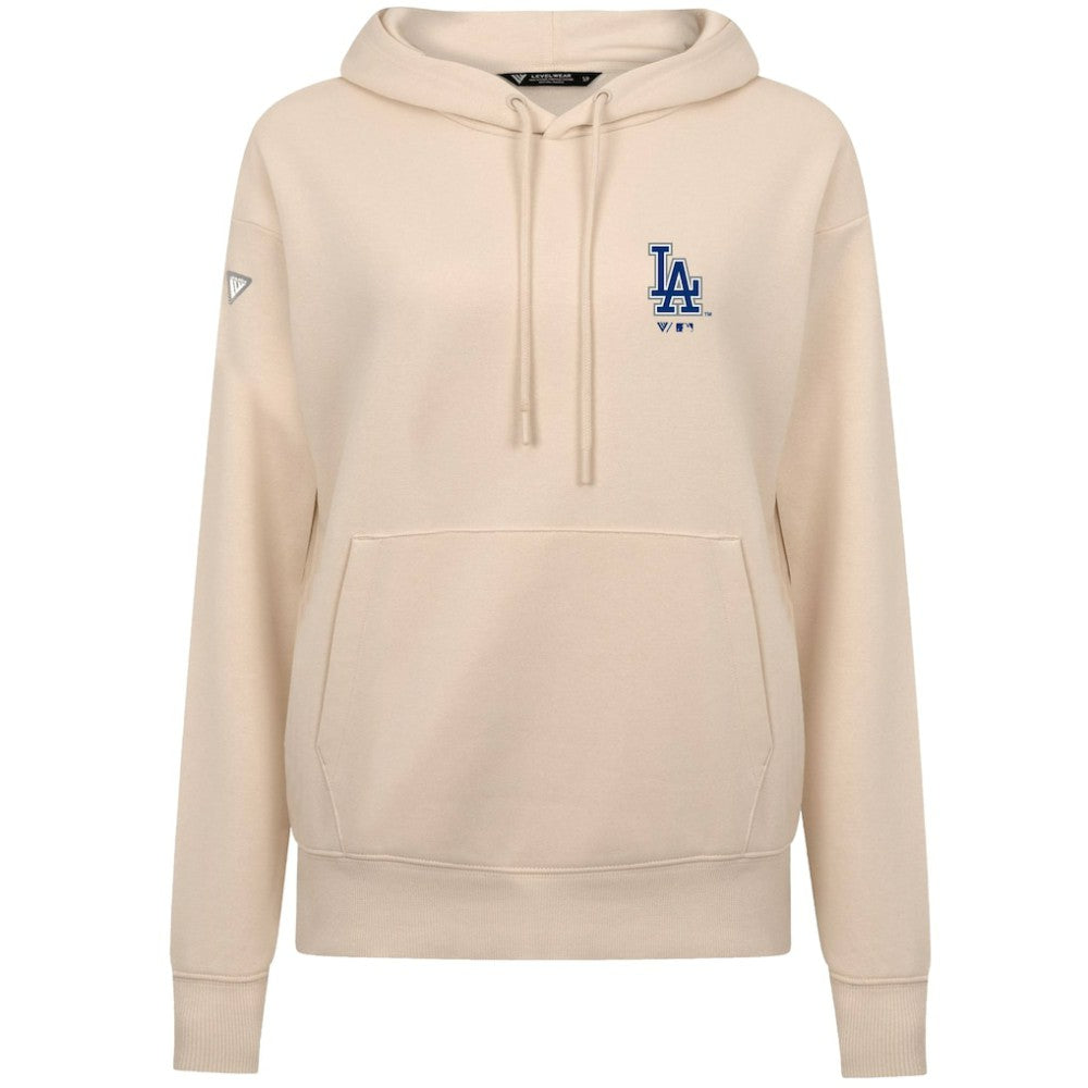 Los Angeles Dodgers Levelwear Women's Cooperstown Collection Adorn Core Logo Pullover Hoodie Lifestyle
