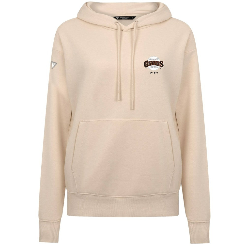 San Francisco Giants Levelwear Women's Cooperstown Collection Adorn Core Logo Pullover Hoodie On Sale