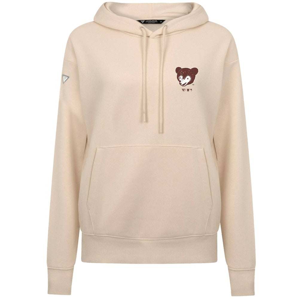 Chicago Cubs Levelwear Women's Cooperstown Collection Adorn Core Logo Pullover Hoodie Lifestyle
