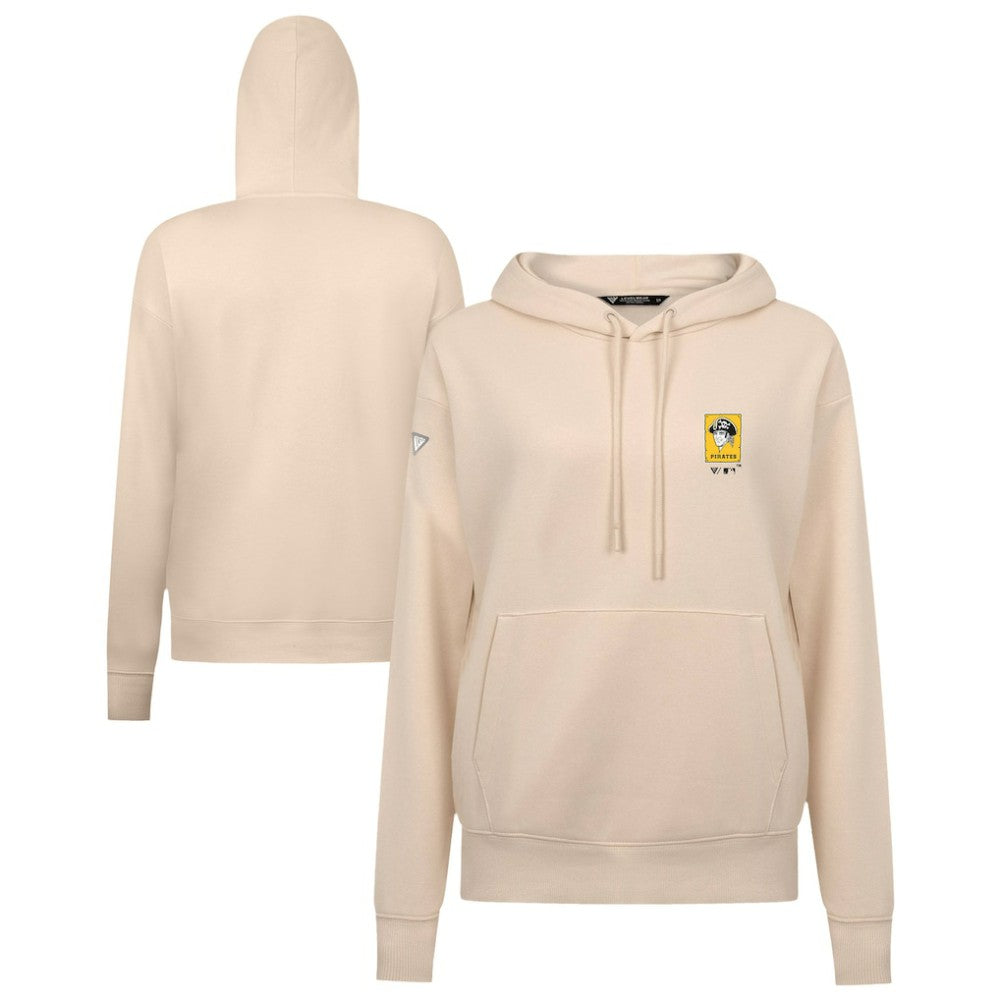 Pittsburgh Pirates Levelwear Women's Cooperstown Collection Adorn Core Logo Pullover Hoodie Lifestyle