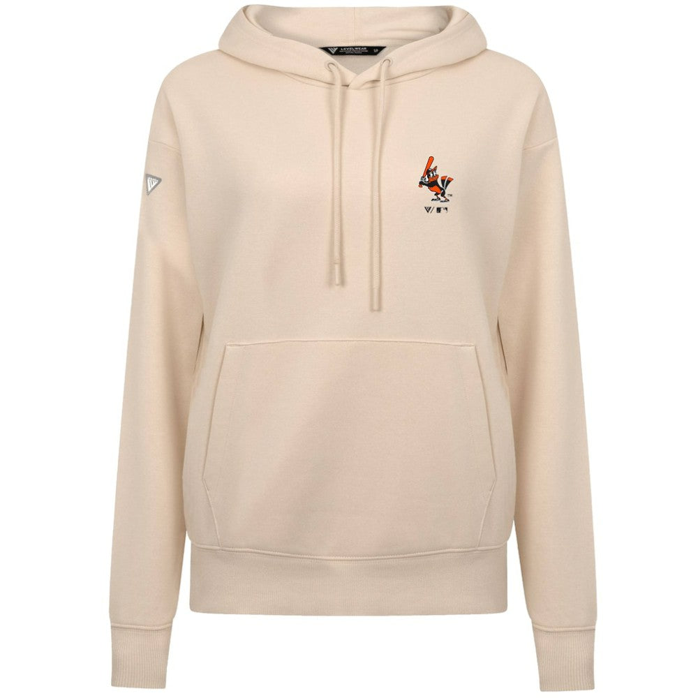 Baltimore Orioles Levelwear Women's Cooperstown Collection Adorn Core Logo Pullover Hoodie for sale