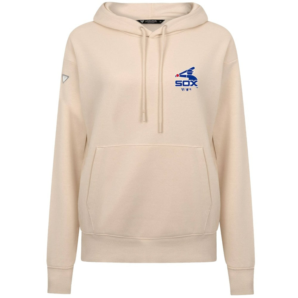 Chicago White Sox Levelwear Women's Cooperstown Collection Adorn Core Logo Pullover Hoodie Sale