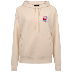 Atlanta Braves Levelwear Women's Cooperstown Collection Adorn Core Logo Pullover Hoodie Sale