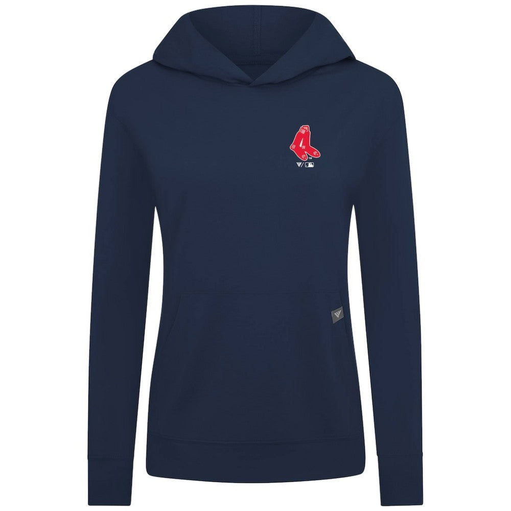 Boston Red Sox Levelwear Women's Cooperstown Collection Relay Core Logo Pullover Hoodie Near Me