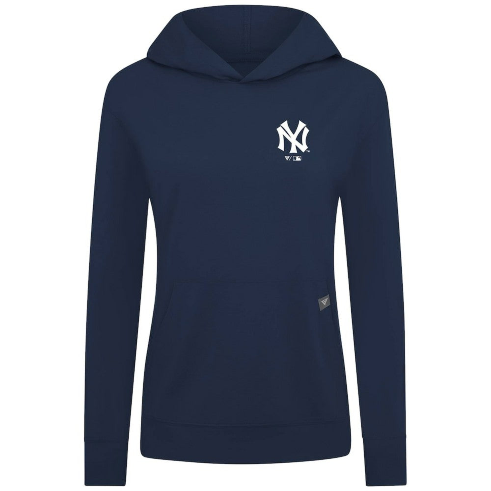 New York Yankees Levelwear Women's Cooperstown Collection Relay Core Logo Pullover Hoodie Sale