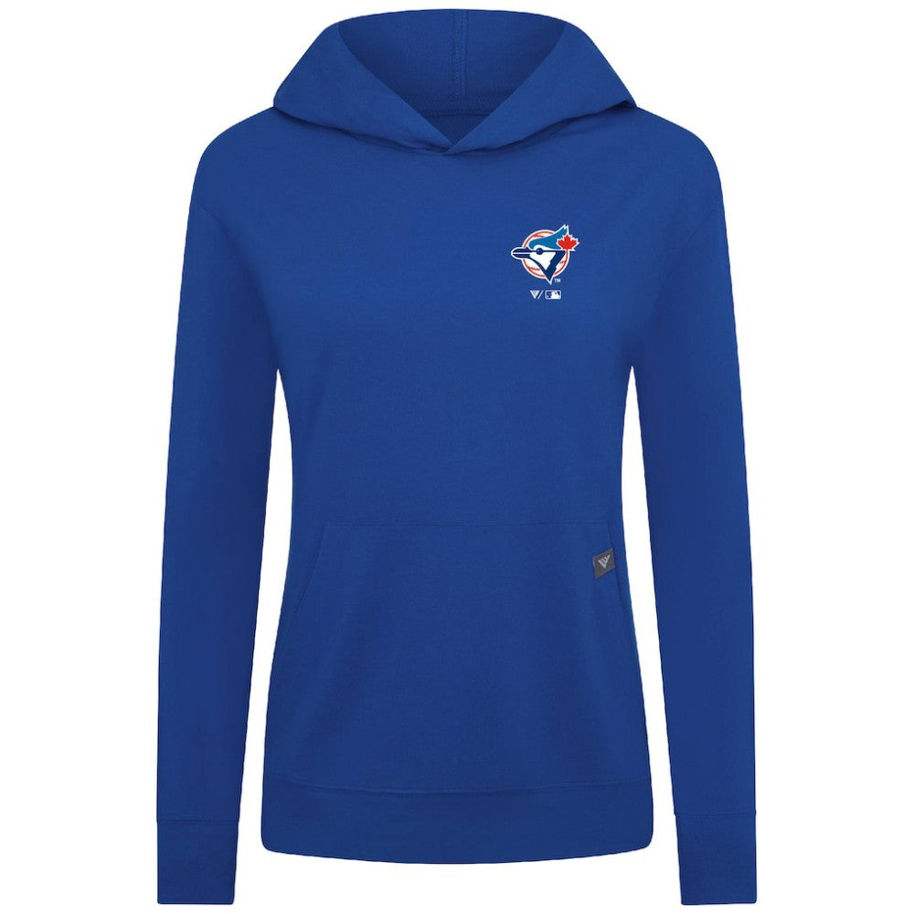 Toronto Blue Jays Levelwear Women's Cooperstown Collection Relay Core Logo Pullover Hoodie On Sale