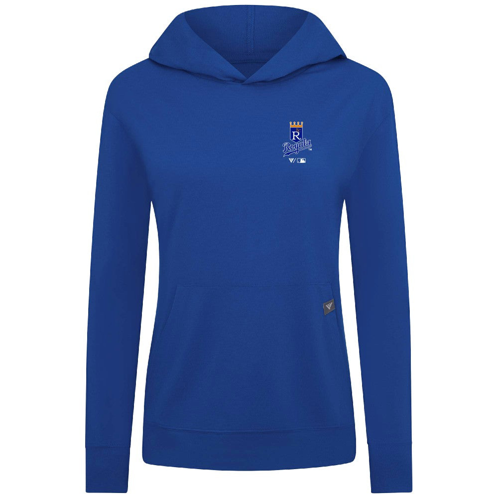 Kansas City Royals Levelwear Women's Cooperstown Collection Relay Core Logo Pullover Hoodie Online