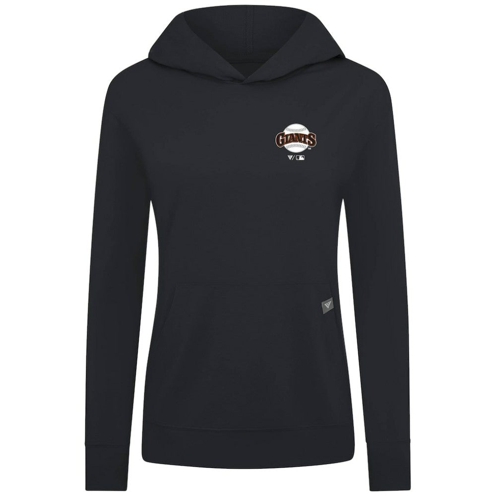 San Francisco Giants Levelwear Women's Cooperstown Collection Relay Core Logo Pullover Hoodie On Sale