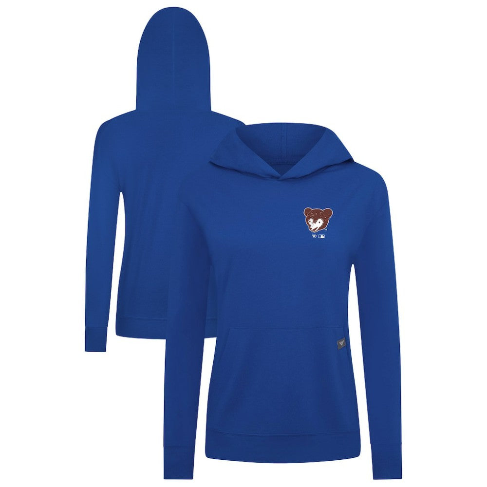 Chicago Cubs Levelwear Women's Cooperstown Collection Relay Core Logo Pullover Hoodie for sale
