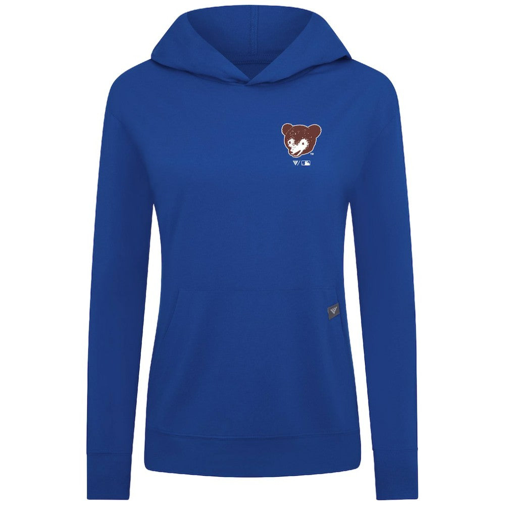 Chicago Cubs Levelwear Women's Cooperstown Collection Relay Core Logo Pullover Hoodie for sale