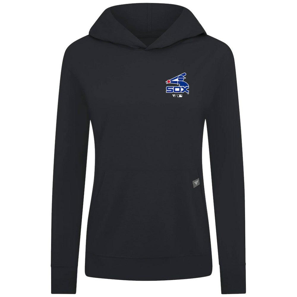 Chicago White Sox Levelwear Women's Cooperstown Collection Relay Core Logo Pullover Hoodie Sale