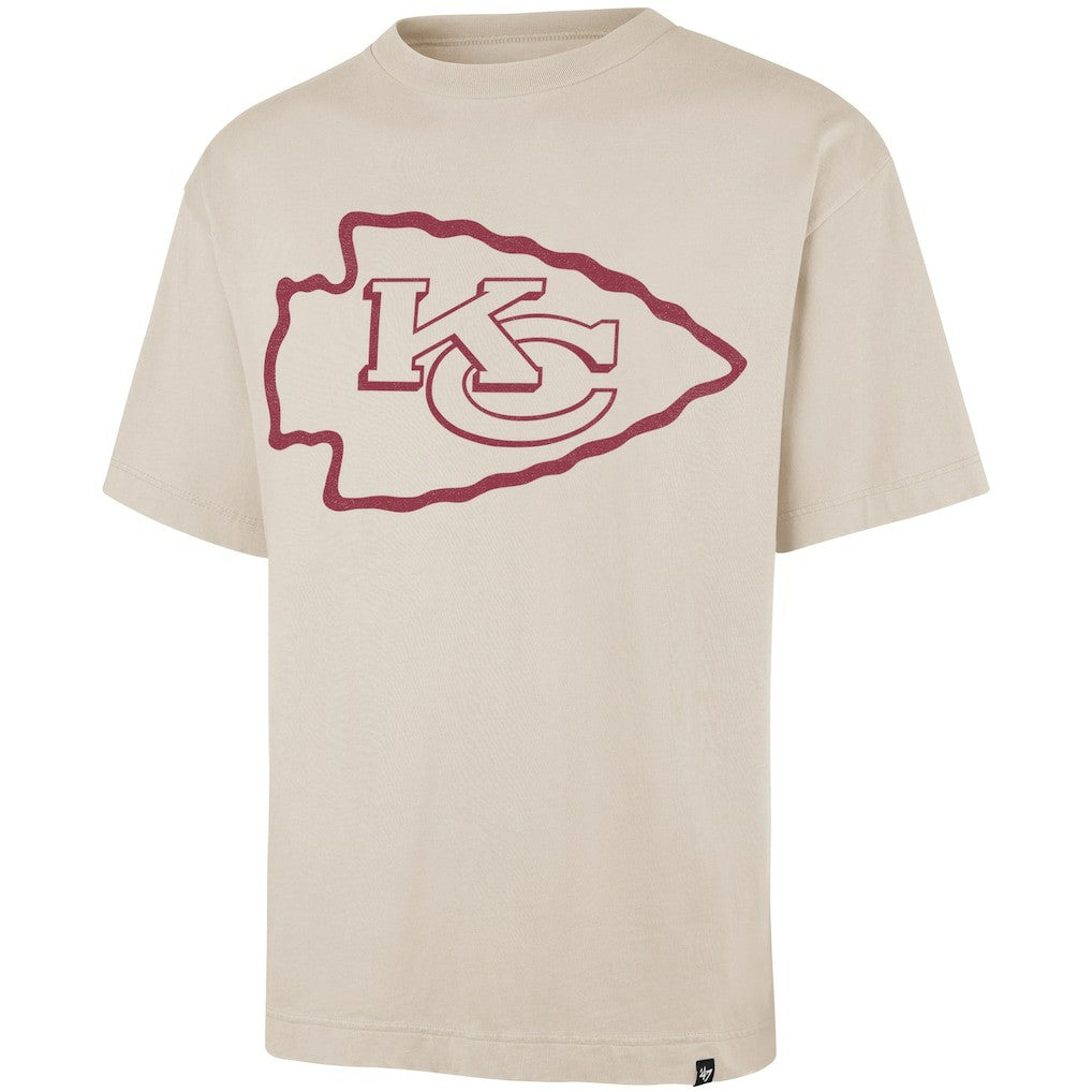 Kansas City Chiefs '47 Bouldering Imprint Ravine Foundation T-Shirt Tan - 47 brand