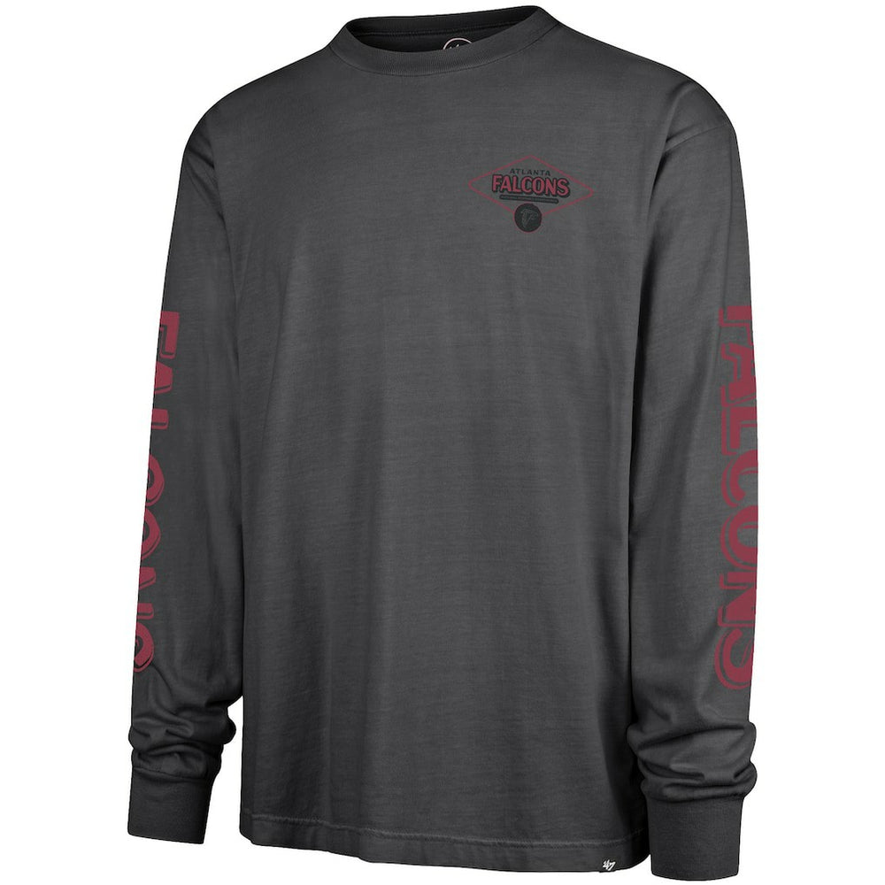 Atlanta Falcons '47 Cairn Ravine Foundation Long Sleeve T-Shirt Black - 47 brand