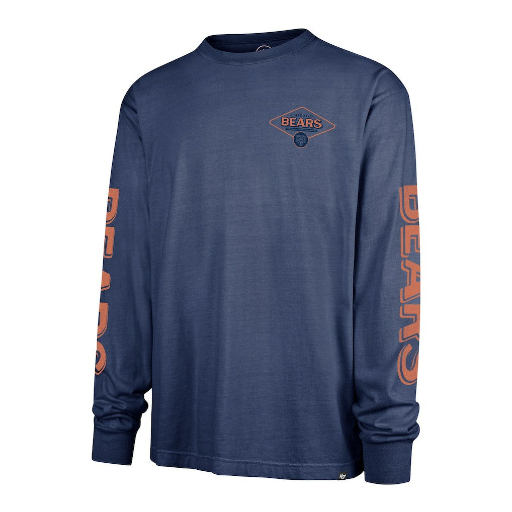 Chicago Bears '47 Cairn Ravine Foundation Long Sleeve T-Shirt Navy - 47 brand