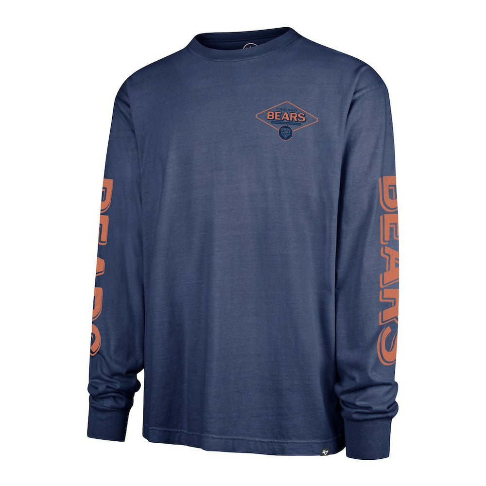 Chicago Bears '47 Cairn Ravine Foundation Long Sleeve T-Shirt Navy - 47 brand