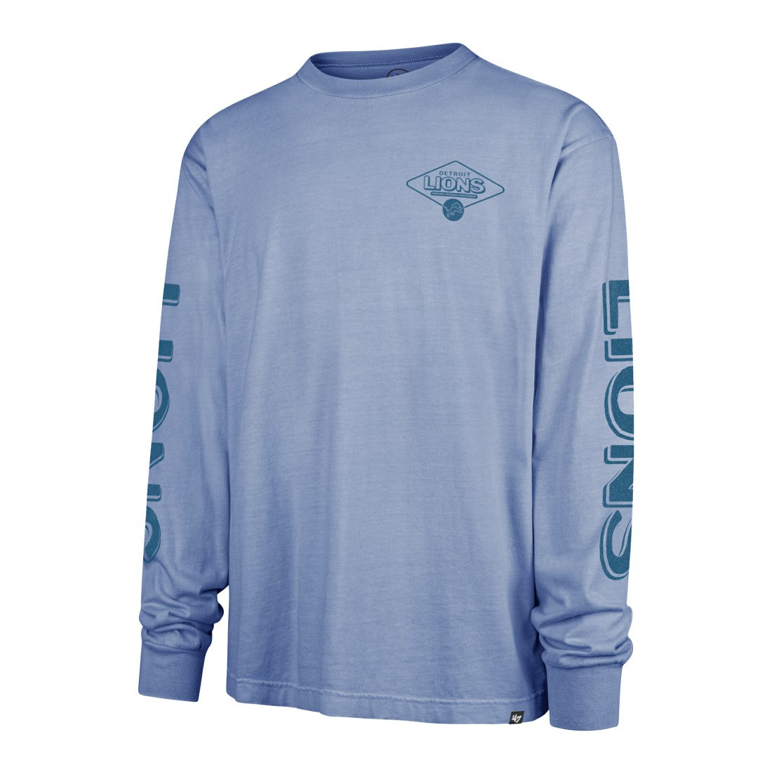 Detroit Lions '47 Cairn Ravine Foundation Long Sleeve T-Shirt Blue - 47 brand