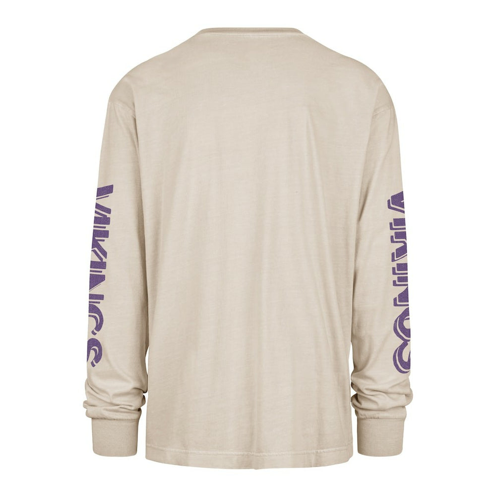 Minnesota Vikings '47 Cairn Ravine Foundation Long Sleeve T-Shirt Tan - 47 brand