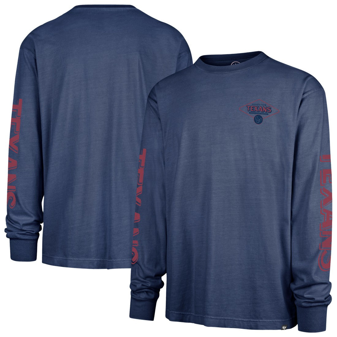 Houston Texans '47 Cairn Ravine Foundation Long Sleeve T-Shirt Navy - 47 brand