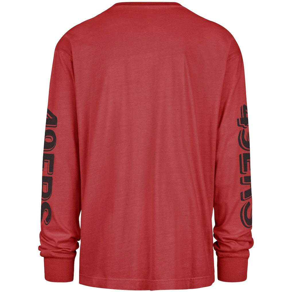 San Francisco 49ers '47 Cairn Ravine Foundation Long Sleeve T-Shirt Scarlet - 47 brand