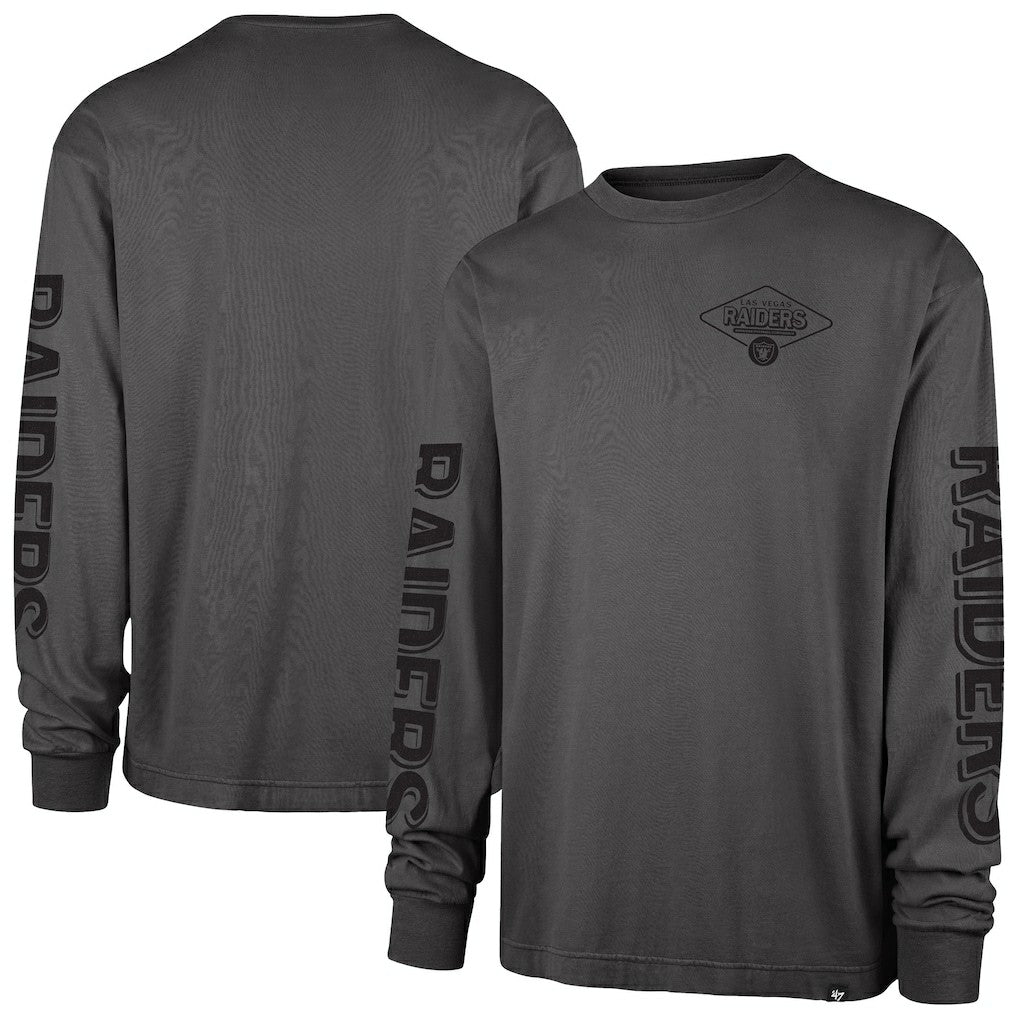 Las Vegas Raiders '47 Cairn Ravine Foundation Long Sleeve T-Shirt Black - 47 brand