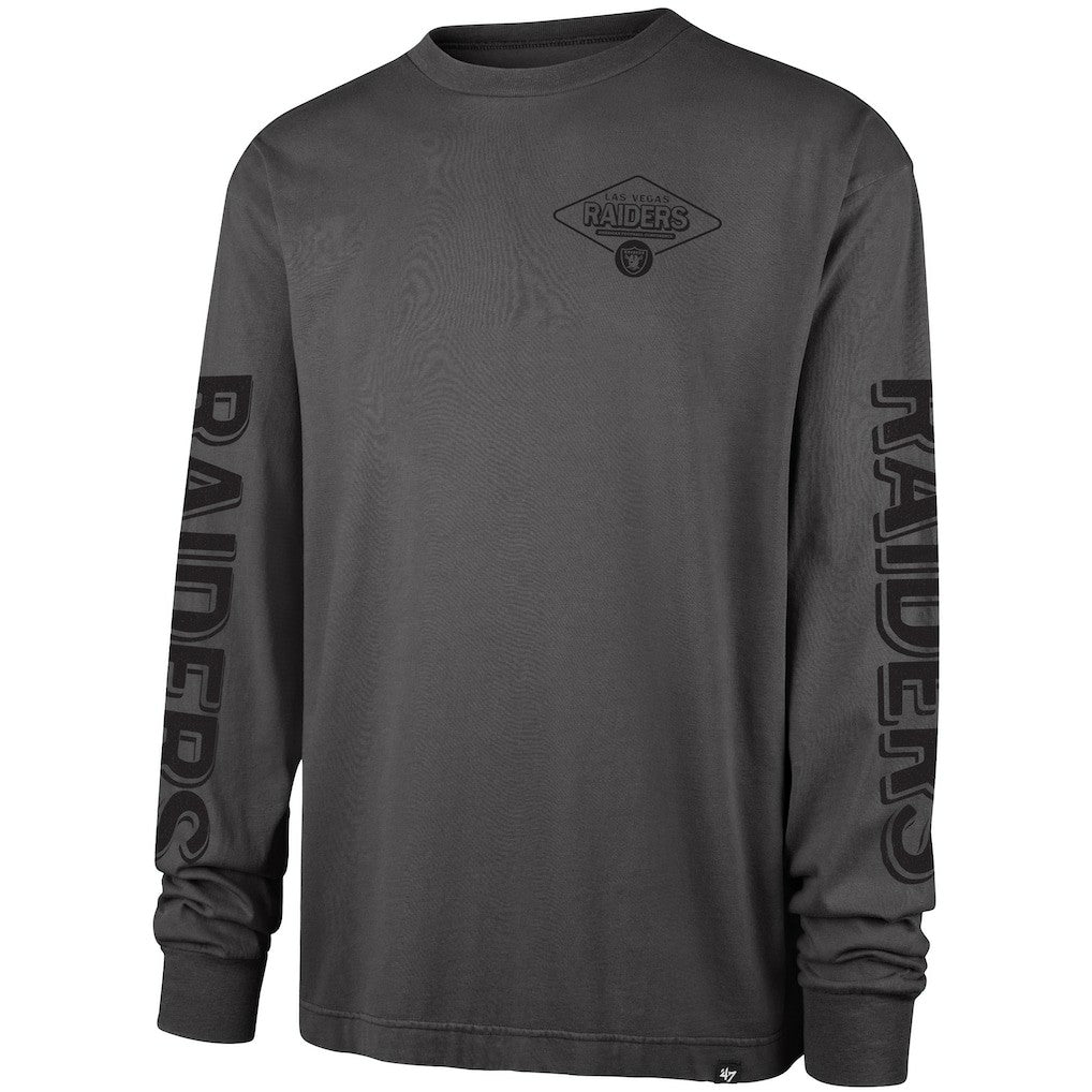 Las Vegas Raiders '47 Cairn Ravine Foundation Long Sleeve T-Shirt Black - 47 brand
