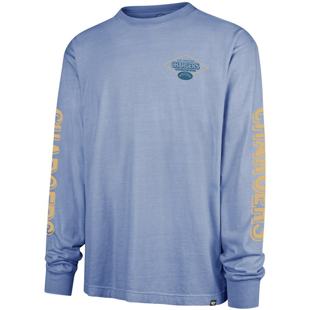 Los Angeles Chargers '47 Cairn Ravine Foundation Long Sleeve T-Shirt Powder Blue - 47 brand