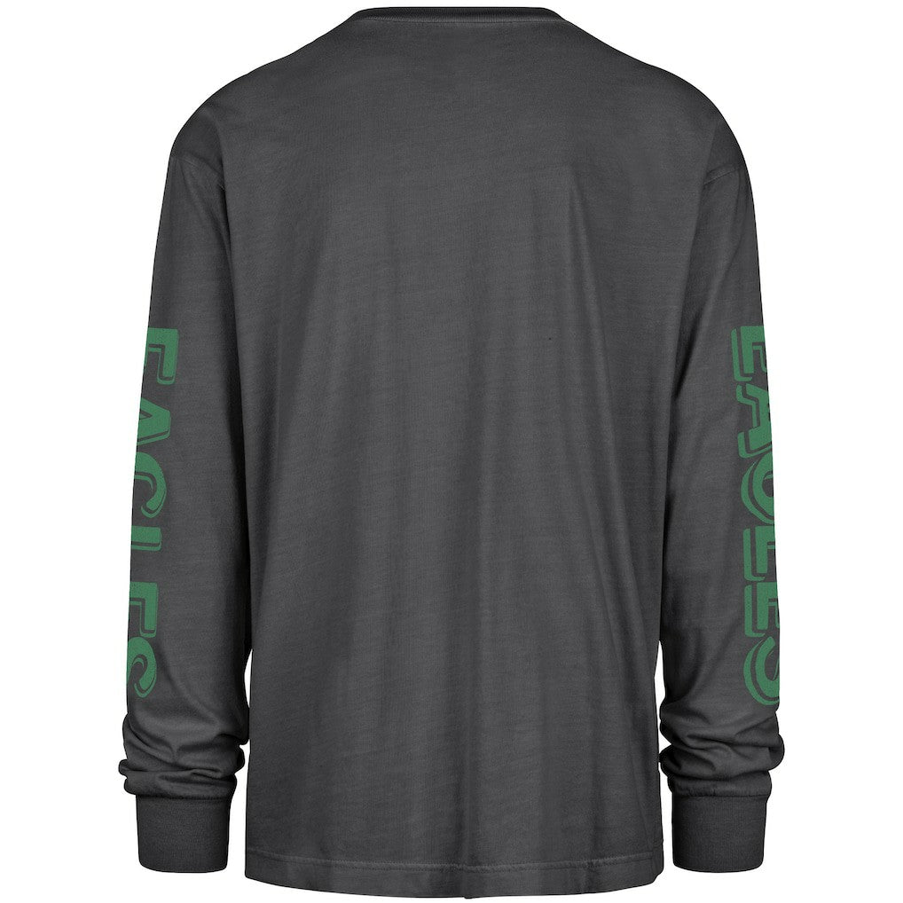 Philadelphia Eagles '47 Cairn Ravine Foundation Throwback Long Sleeve T-Shirt Black - 47 brand