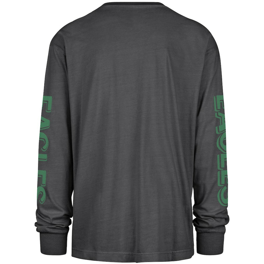 Philadelphia Eagles '47 Cairn Ravine Foundation Throwback Long Sleeve T-Shirt Black - 47 brand