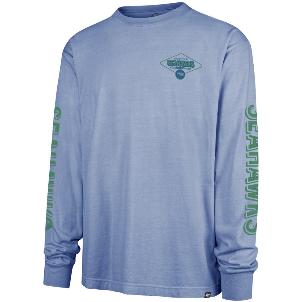 Seattle Seahawks '47 Cairn Ravine Foundation Throwback Long Sleeve T-Shirt Blue - 47 brand