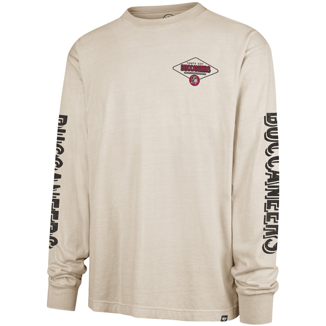 Tampa Bay Buccaneers '47 Cairn Ravine Foundation Throwback Long Sleeve T-Shirt Tan - 47 brand
