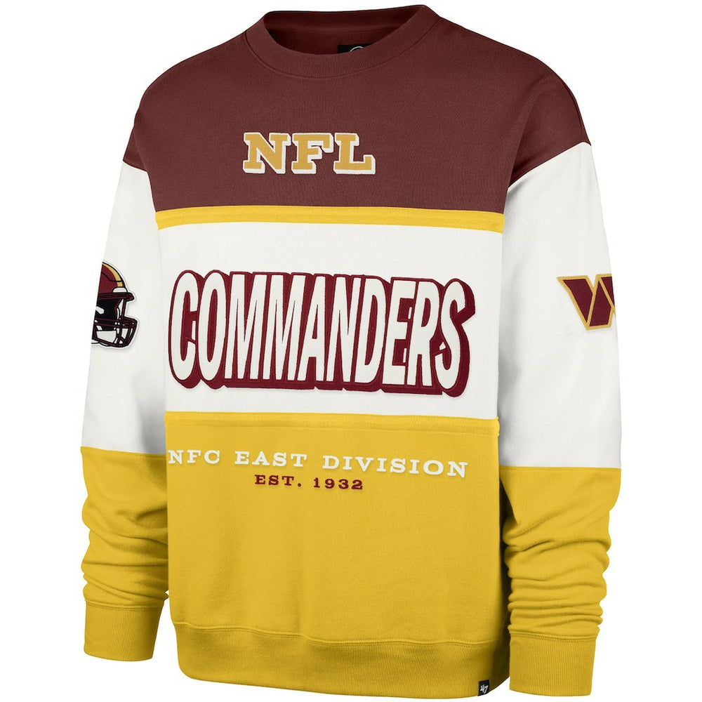 Washington Commanders '47 Breeze Maximalist Sweatshirt Burgundy/Gold - 47 brand