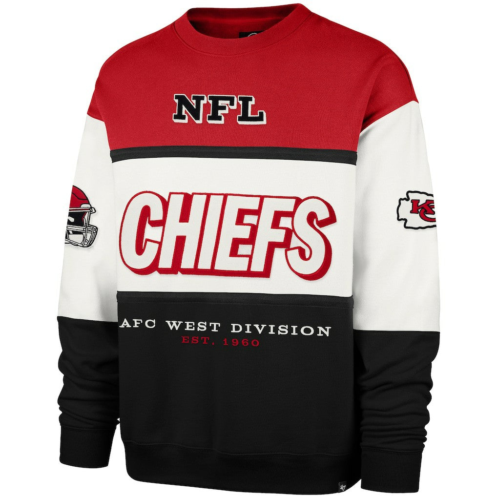 Kansas City Chiefs '47 Breeze Maximalist Sweatshirt Red/Black - 47 brand