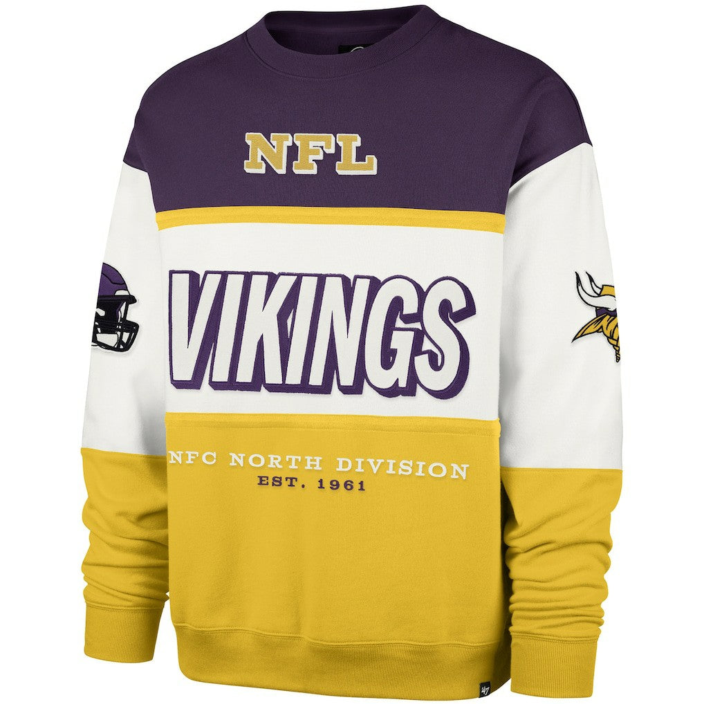 Minnesota Vikings '47 Breeze Maximalist Sweatshirt Purple/Gold - 47 brand