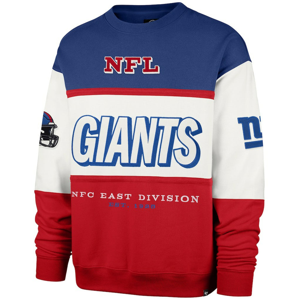 New York Giants '47 Breeze Maximalist Sweatshirt Royal/Red - 47 brand