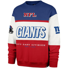 New York Giants '47 Breeze Maximalist Sweatshirt Royal/Red - 47 brand
